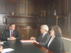 23.april 2013.godine Predsednik Stefanović i ambasador Di Luka